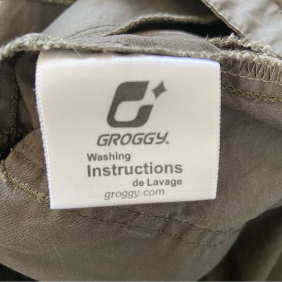 90s Y2K Vintage Groggy Olive Green Mini Skirt - Picture 7 of 15